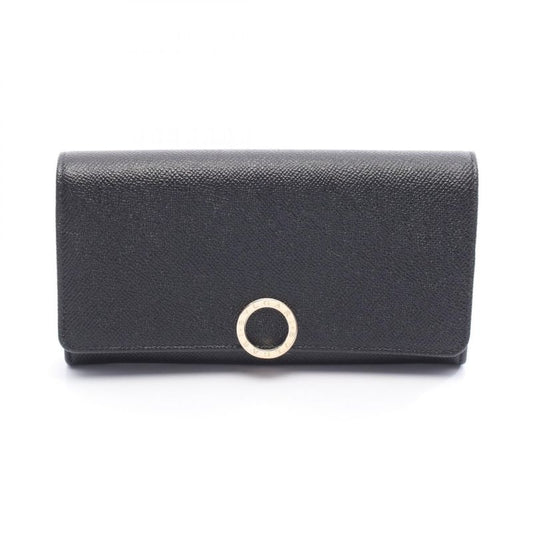 Bvlgari Bvlgari Bifold Long Wallet Bvlgari Large Wallet 280526 Black Leather