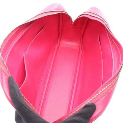Hermes Handbag Plume Elan 28 Fuchsia Pink Leather