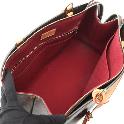 Louis Vuitton Handbag Grand Palais MM Monogram PVC Coated Canvas Leather