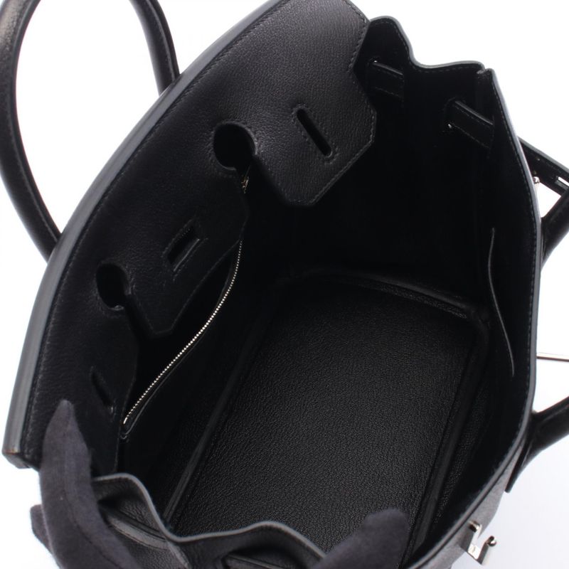 Hermes Handbag Haut À Courroies Hac 28 Black Leather Haut À Courroies Hac 28