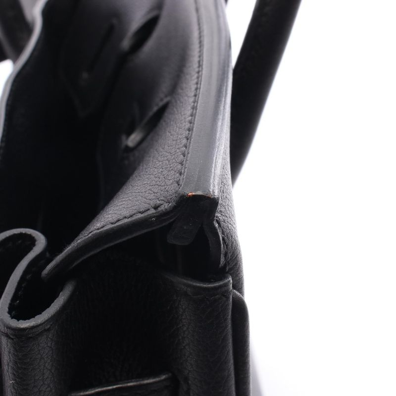 Hermes Handbag Haut À Courroies Hac 28 Black Leather Haut À Courroies Hac 28