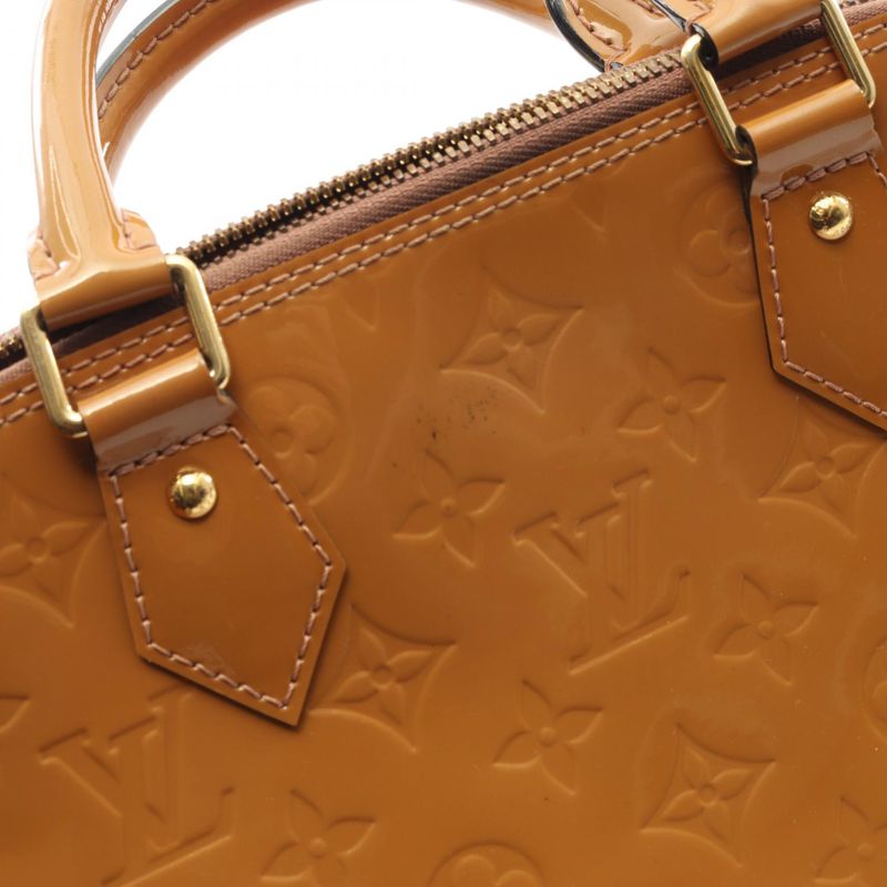 Louis Vuitton Handbag Alma PM Monogram Vernis Rose Vereur M91583 Rose Vereur