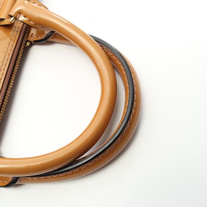 Louis Vuitton Handbag Alma PM Monogram Vernis Rose Vereur M91583 Rose Vereur