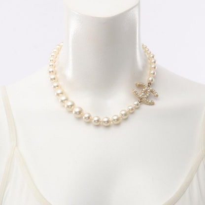 Chanel Necklace Cocomark GP (gold Plated) Necklace Ladies Used B