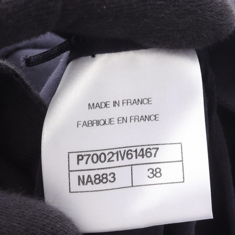 Chanel Cut and Sewn Coco Mark Cotton T-Shirt Women's Used a