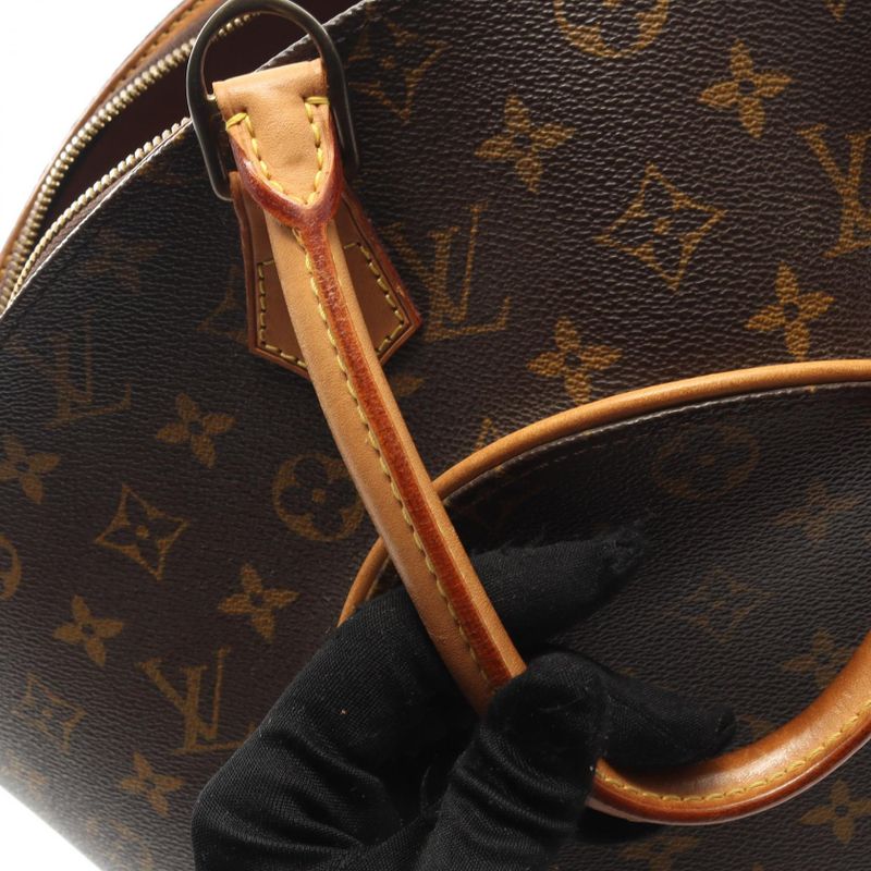 Louis Vuitton Handbag Ellipse MM M51126 PVC Coated Canvas Leather Ellipse MM