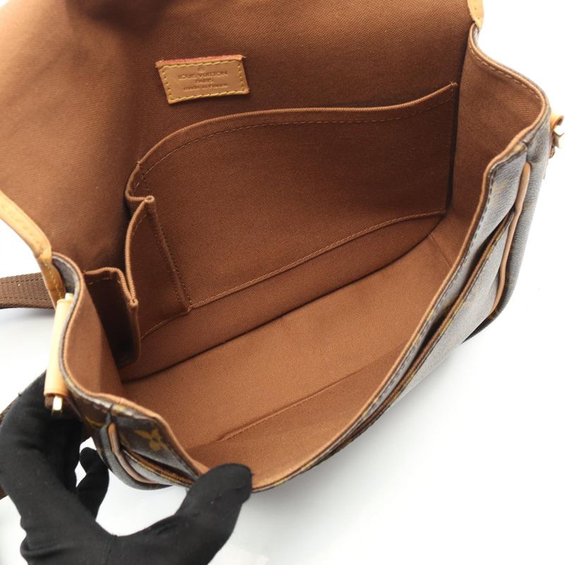 Louis Vuitton Shoulder Bag Messenger PM Bosfall M40106 PVC Coated Canvas