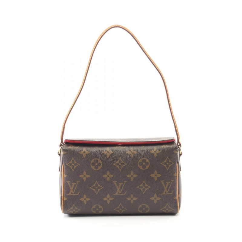 Louis Vuitton Handbag Recital M51900 PVC Coated Canvas Leather Recital Women's