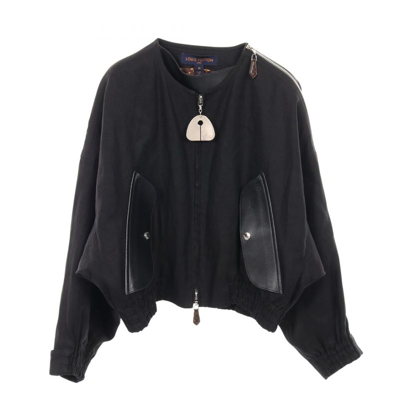 Louis Vuitton Blouson Zip Up Jacket Fgja48jmv Fabric Jacket Women's Used a