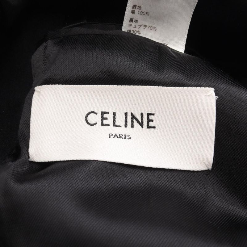 Celine Officer 2 M07 C998 K Wool Coat Men's