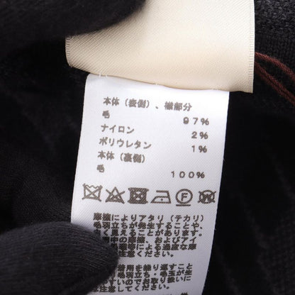 Hermes Bias H Knit 4h2102d2 Wool Coat Women's Used a