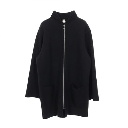 Hermes Bias H Knit 4h2102d2 Wool Coat Women's Used a