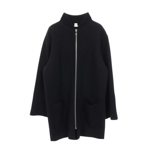 Hermes Bias H Knit 4h2102d2 Wool Coat Women's Used a