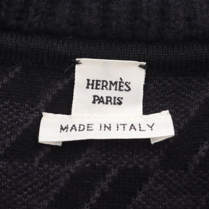 Hermes Bias H Knit 4h2102d2 Wool Coat Women's Used a