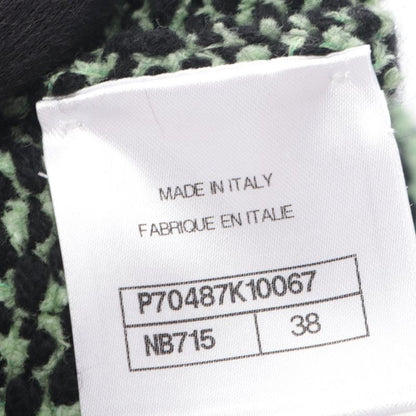 Chanel Cardigan Coco Mark Button Knit Jacket Tweed P70487k10067 Cashmere Cotton