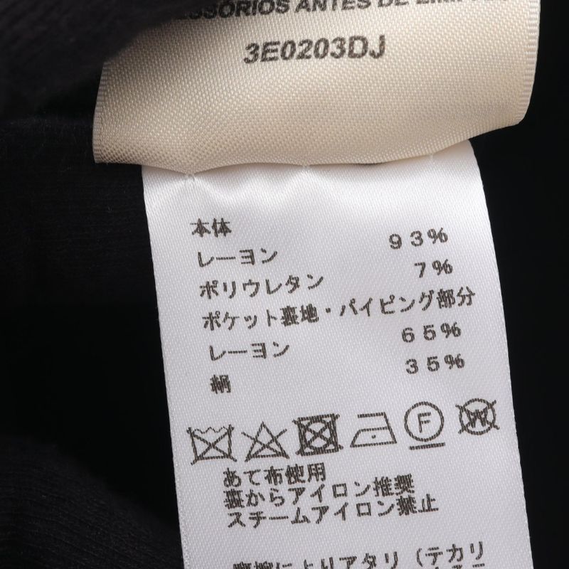 Hermes Collarless Jacket Zip Up 3e0203dj Other Jacket Ladies Used a