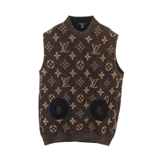 Louis Vuitton Knit Monogram Vest Rw221w Is5 Fmkw01 Wool Knit Women's Used a