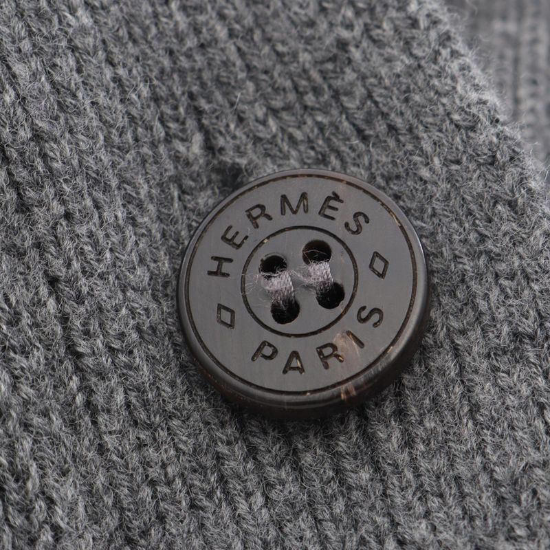 Hermes Cardigan H Pattern Serie Button Wool