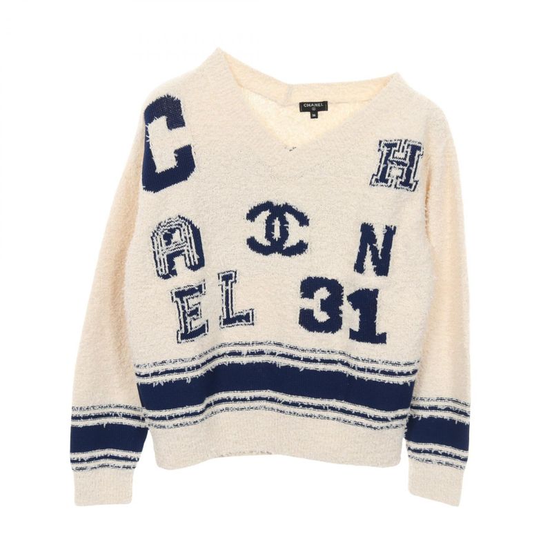 Chanel Knit Deauville Biarritz Venise Cocomark P60704k46380 Cotton Silk Knit