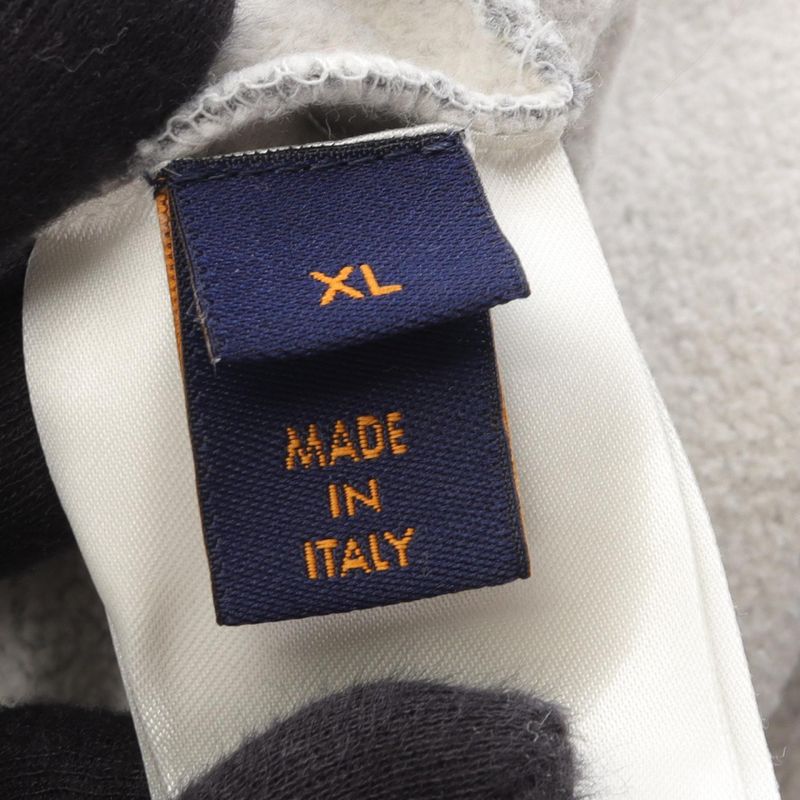 Louis Vuitton Parka Monogram Circle Cut Hoodie Cotton Parka Men's Used a