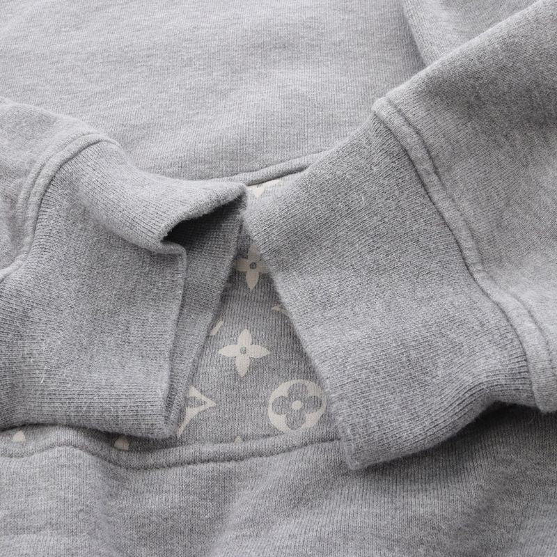 Louis Vuitton Parka Monogram Circle Cut Hoodie Cotton Parka Men's Used a