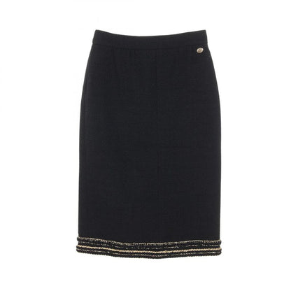 Chanel Skirt Tweed P56912v30555 Wool Skirt Women's Used a