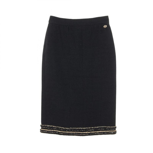 Chanel Skirt Tweed P56912v30555 Wool Skirt Women's Used a