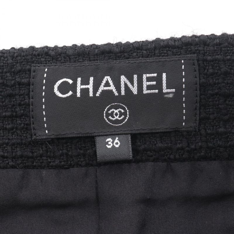 Chanel Skirt Tweed P56912v30555 Wool Skirt Women's Used a