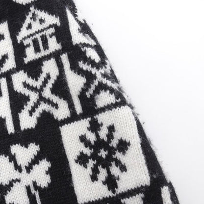 Chanel Skirt Cocomark Knit P62261k47646 19b Cashmere Skirt Women's Used a