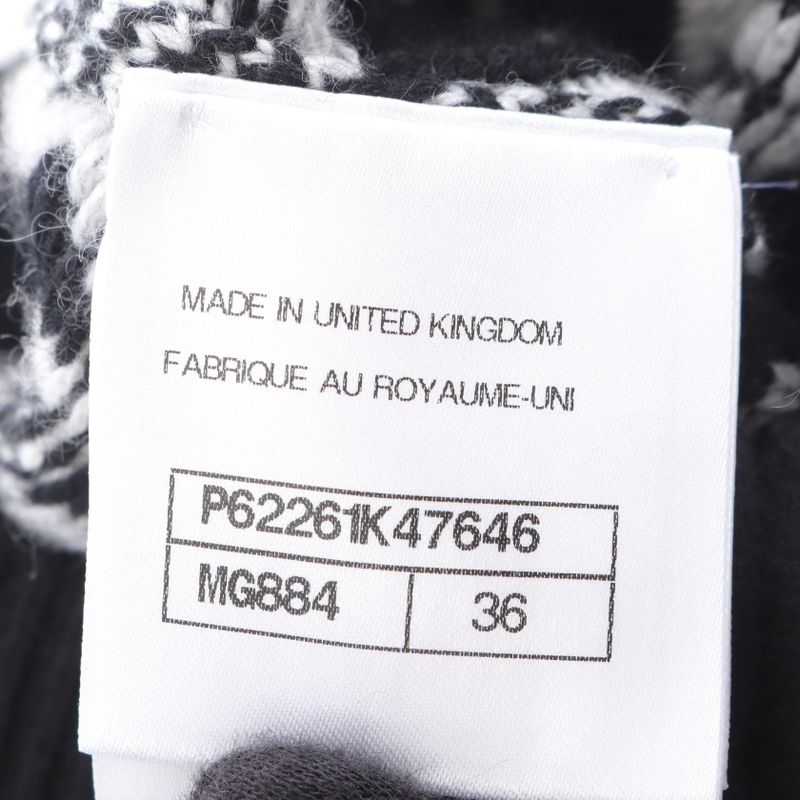 Chanel Skirt Cocomark Knit P62261k47646 19b Cashmere Skirt Women's Used a