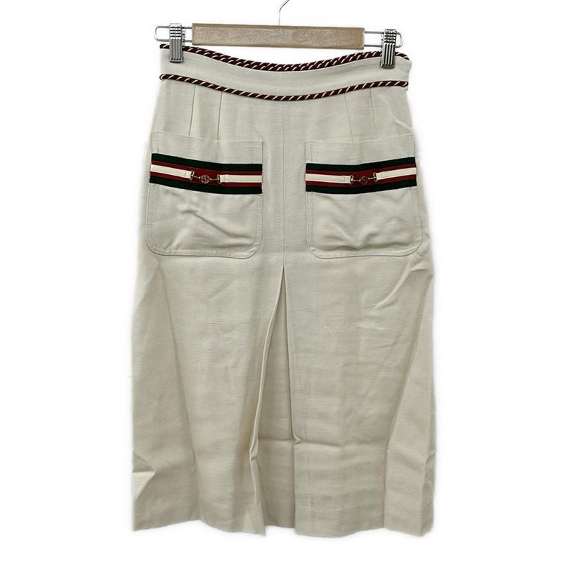 Gucci Long Skirt Size 36 S Women's - 575663 Ivory X Red X Green Sherry (Web)