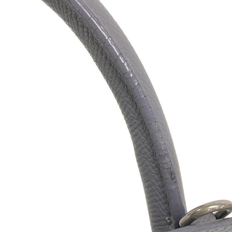 Balenciaga Handbag Ville Top Handle S 518873 Gray Leather