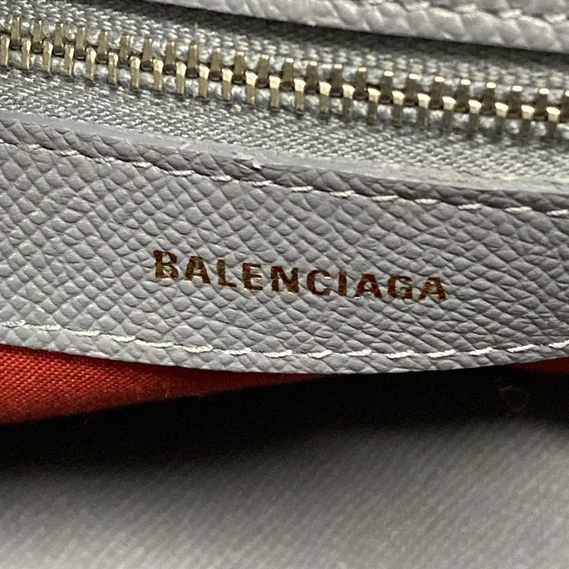 Balenciaga Handbag Ville Top Handle S 518873 Gray Leather