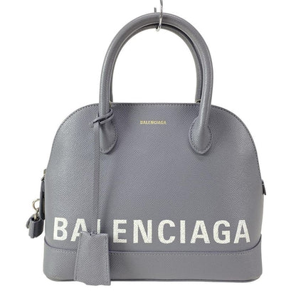Balenciaga Handbag Ville Top Handle S 518873 Gray Leather