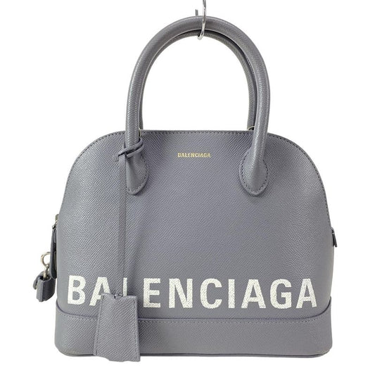 Balenciaga Handbag Ville Top Handle S 518873 Gray Leather