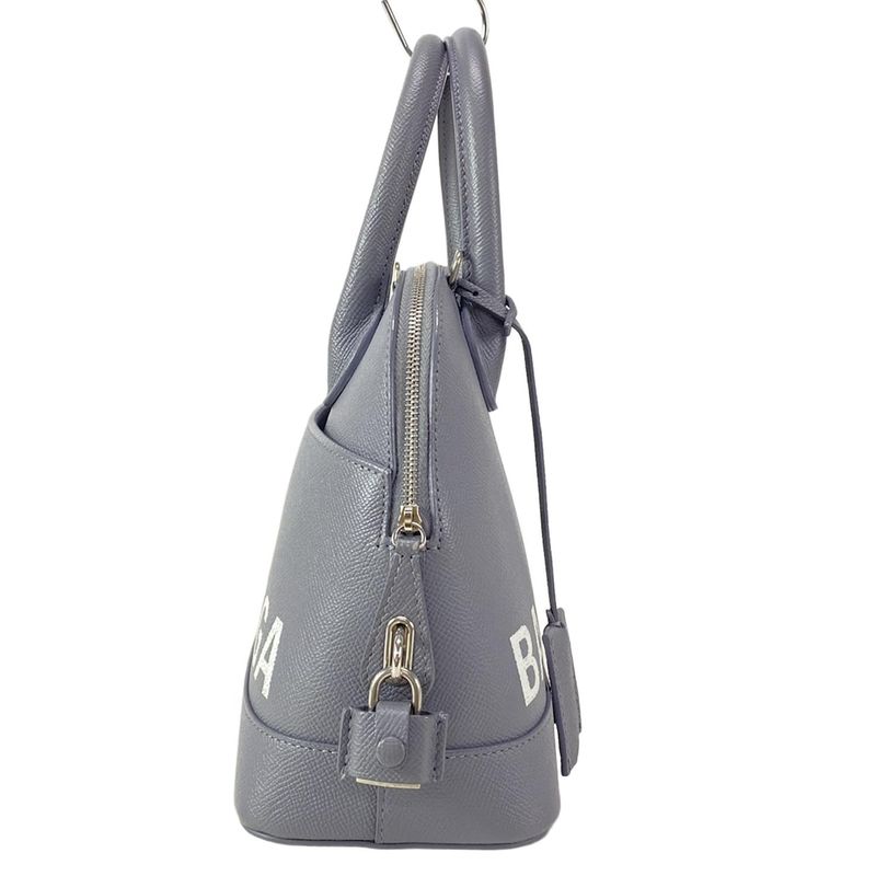 Balenciaga Handbag Ville Top Handle S 518873 Gray Leather