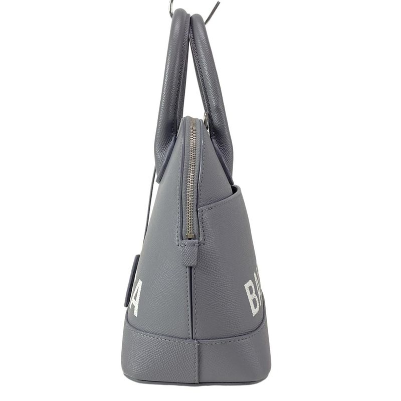 Balenciaga Handbag Ville Top Handle S 518873 Gray Leather