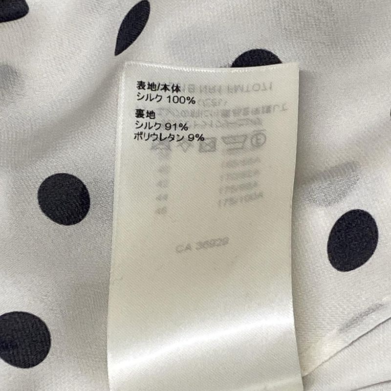 Louis Vuitton Long Sleeve Shirt Blouse Size 34 S Women's Sheer Muslin Polka Dot