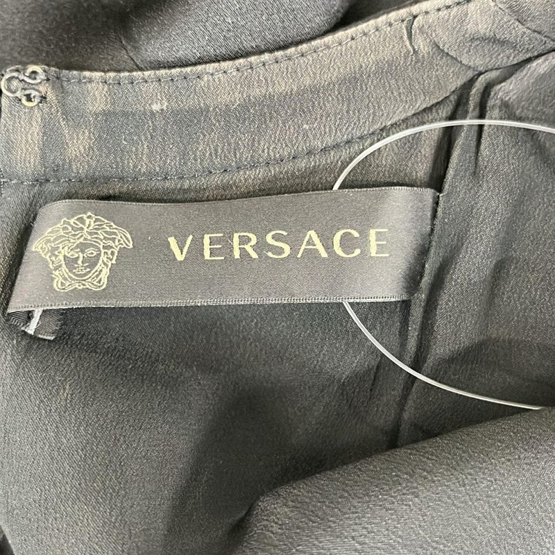 Versace Dress Size 36 S Women's - Black Sleeveless