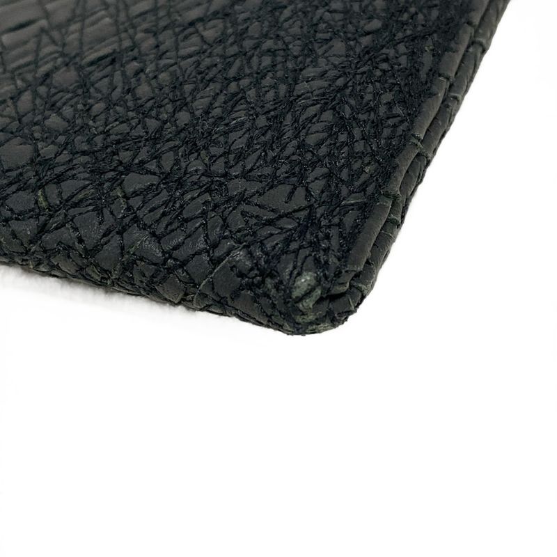 Bottega Veneta Clutch Bag Intrecciato Dark Gray Embroidery Leather