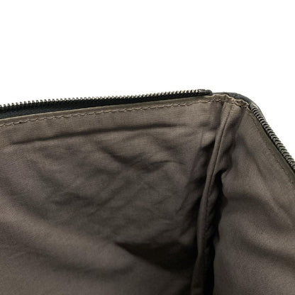 Bottega Veneta Clutch Bag Intrecciato Dark Gray Embroidery Leather