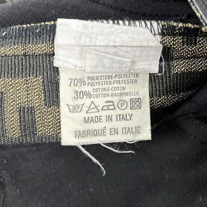 Fendi Jeans Pants Size 45 Women's - Beige X Black Full Length
