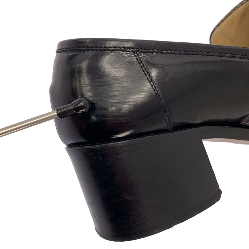 Gucci | 100 0441 Leather Horsebit Chunky Heel Loafers | 7 | Black | Ladies