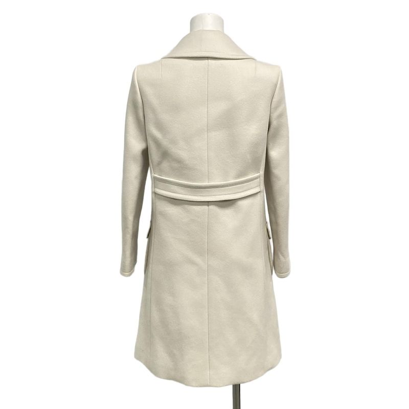 Gucci Coat Size 38 S Women's - 626300 Ivory Long Sleeve Winter Wool