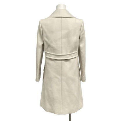 Gucci Coat Size 38 S Women's - 626300 Ivory Long Sleeve Winter Wool