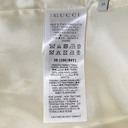 Gucci Coat Size 38 S Women's - 626300 Ivory Long Sleeve Winter Wool