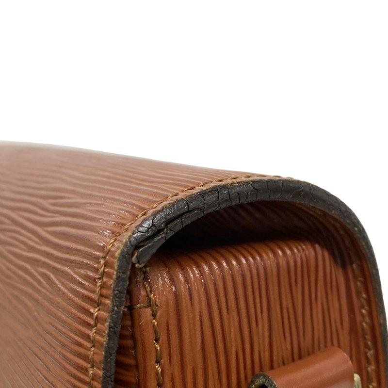 Louis Vuitton Shoulder Bag Epi Sun Crew M52193 Kenya Brown Leather