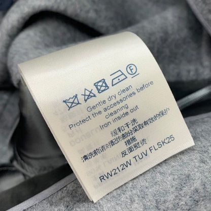 Louis Vuitton Monogram Bottoms Wool Gray Skirt Giant