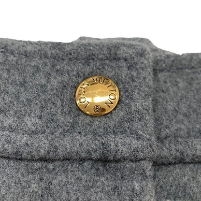Louis Vuitton Monogram Bottoms Wool Gray Skirt Giant