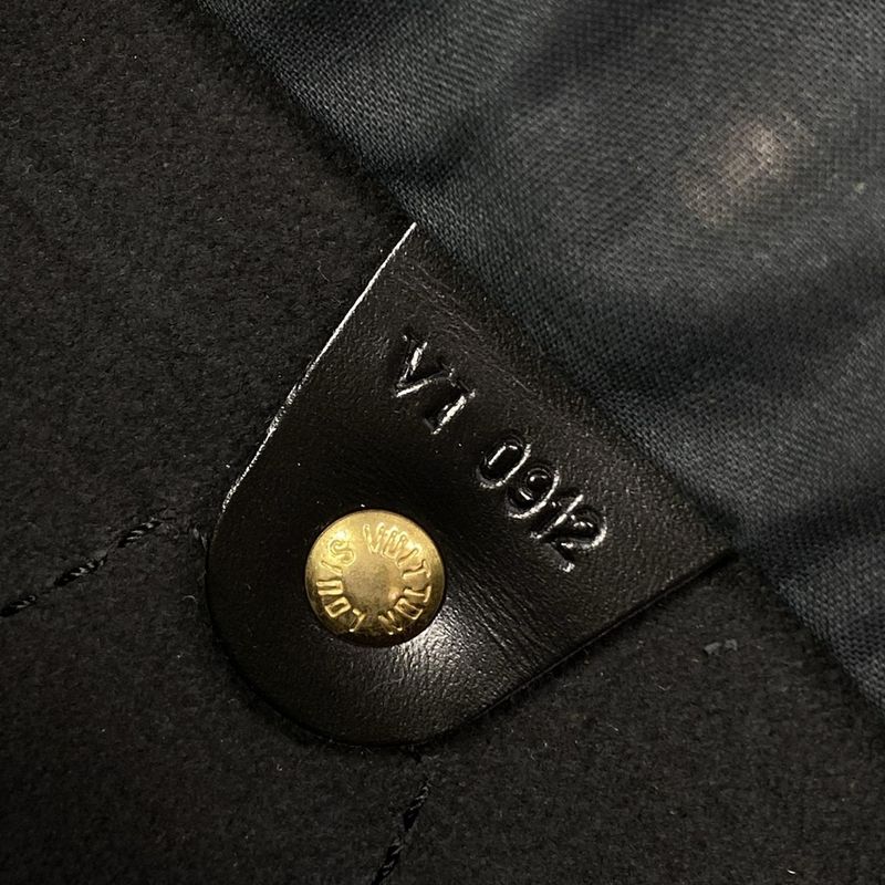 Louis Vuitton Epi Speedy 30 M43002 Noir Black Leather